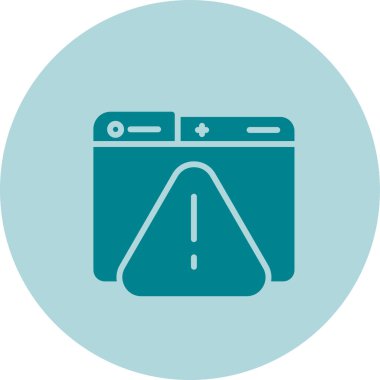 uyarı işareti basit illüstrasyon