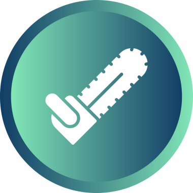 Elektrikli testerenin basit vektör illüstrasyonu