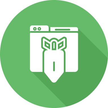 DDoS Koruma simgesi vektör illüstrasyonu 