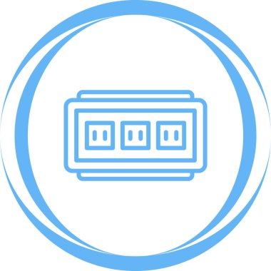 soket simgesi web basit illüstrasyon