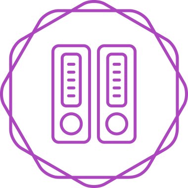 Depolama web simgesi, basit vektör illüstrasyonuName 