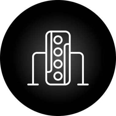 İstemci Sunucu Web simgesi vektör çizimi