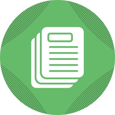 eşsiz kitap ve kağıt vektör çizgisi simgesi