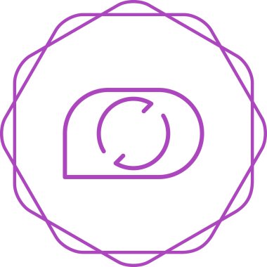 Yenile. Web simgesi basit illüstrasyon