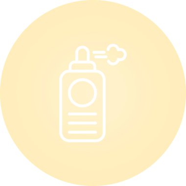 Sprey kutusu. Web simgesi basit illüstrasyon