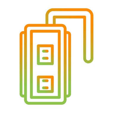 soket simgesi web basit illüstrasyon