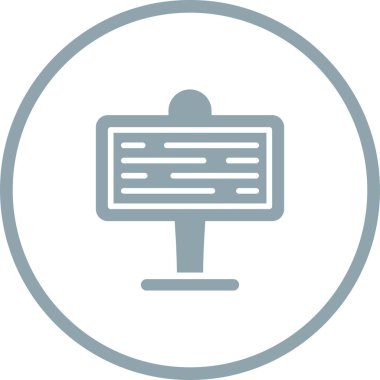 Tabela tahtası. Web simgesi vektör illüstrasyonu