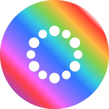 Spinner Web simgesi yükleniyor, basit illüstrasyon 