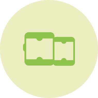 Akıllı telefon simgesi, vektör illüstrasyonlu tablet  