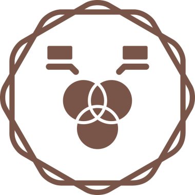 renk fradient simgesi, vektör illüstrasyon basit tasarım