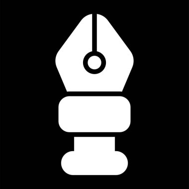 kalem simgesinin vektör illüstrasyonu 