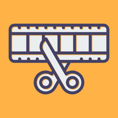 Makara simgesi vektör illüstrasyonu kesiliyor 