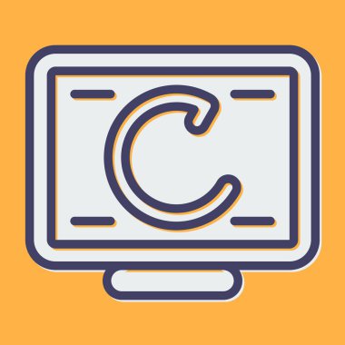  dönüm web simgesi vektör illüstrasyonu 