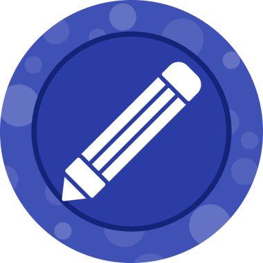 Kalem. Web simgesi basit illüstrasyon 