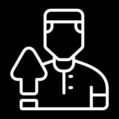 user icon, vector illustration simple design