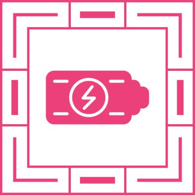 pil ağ simgesi, basit vektör illüstrasyonu