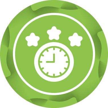 Zaman Çizgisi Web simgesi vektör çizimi