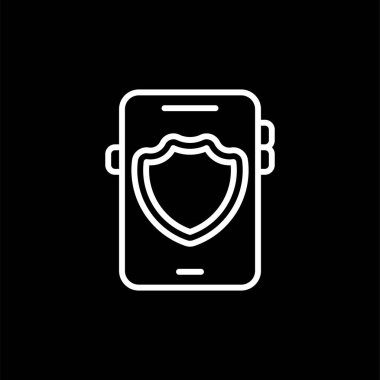 akıllı telefon web simgesi vektör çizimi 