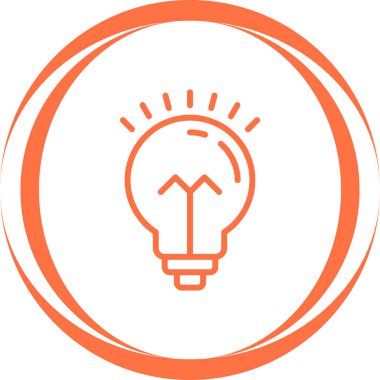 Bir fikrim var. Web simgesi basit illüstrasyon 