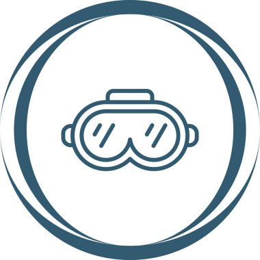 Sanal gerçeklik. Web simgesi basit illüstrasyon