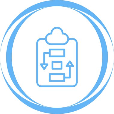 İş Planı simgesinin vektör illüstrasyonu    