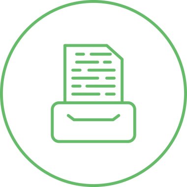 Depolama web simgesi, basit vektör illüstrasyonuName 