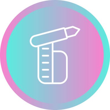 Acil durum kaçış aracı simgesi. Acil durum için camı kır. 