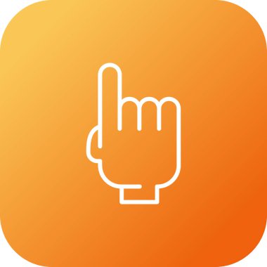 el simgesi, vektör illüstrasyonu basit tasarım