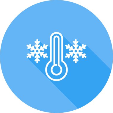 termometre simgesi, vektör illüstrasyonu basit tasarım 