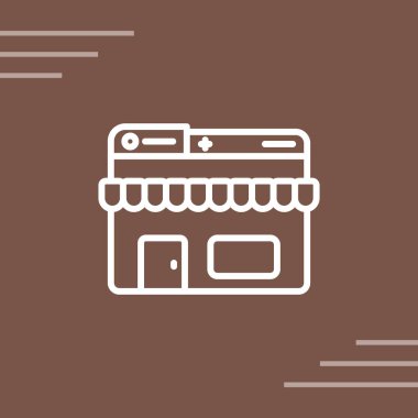 Etrade web simgesi vektör illüstrasyonu