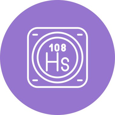 Metal kimyasal elementin web illüstrasyonu