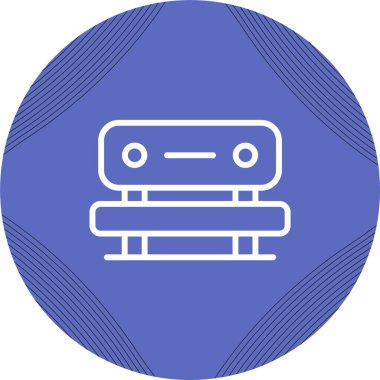 bank simgesi, vektör illüstrasyonu basit tasarım