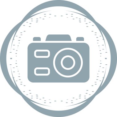 fotoğraf makinesi simgesi, vektör illüstrasyonu 