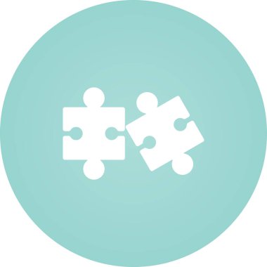 yapboz parçaları web simgesi basit illüstrasyon