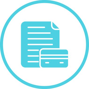 Kredi Raporunun vektör illüstrasyonu Modern simge