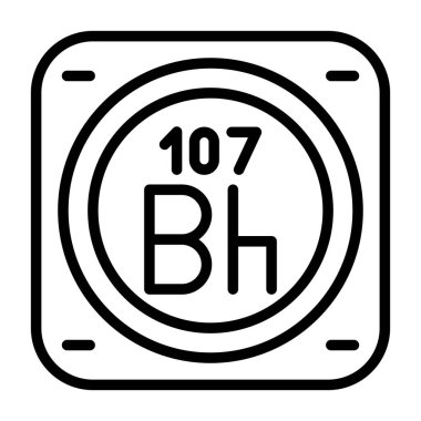 Metal kimyasal elementin web illüstrasyonu