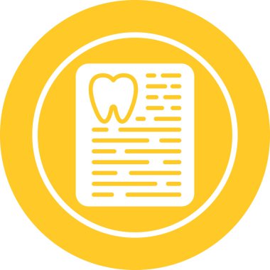 Reçete web simgesinin vektör illüstrasyonu