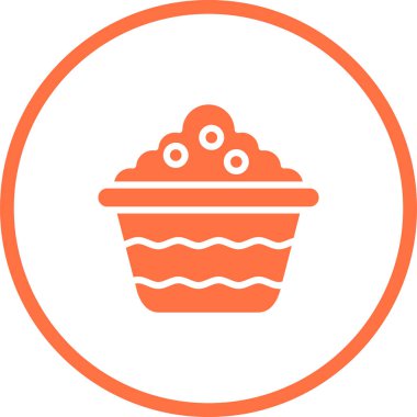 Kase simgesi, vektör illüstrasyonu basit tasarım