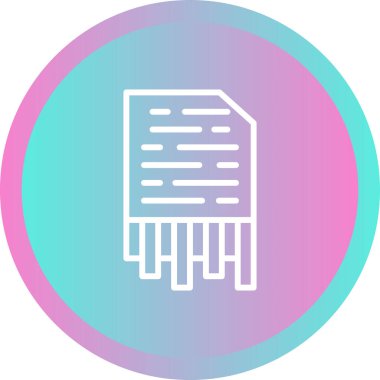 Web parçalama simgesi, basit vektör illüstrasyonu