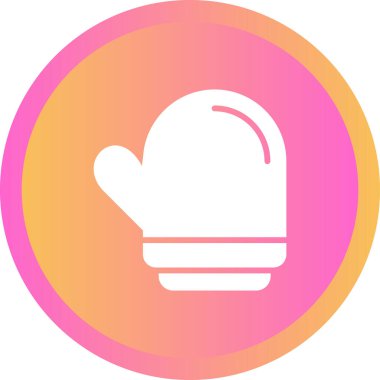 eldiven ağ simgesi, basit vektör illüstrasyonu  