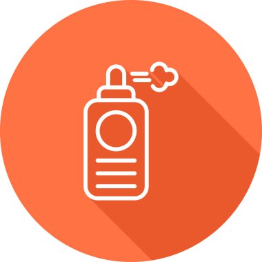 Sprey kutusu. Web simgesi basit illüstrasyon
