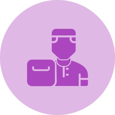 user icon, vector illustration simple design