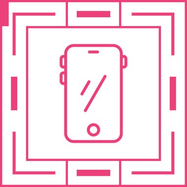 cep telefonu simgesi web illüstrasyonu