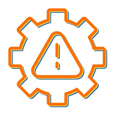 Risk Yönetimi simgesi, vektör illüstrasyonu 