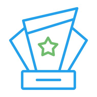 Award icon, vector illustration simple design