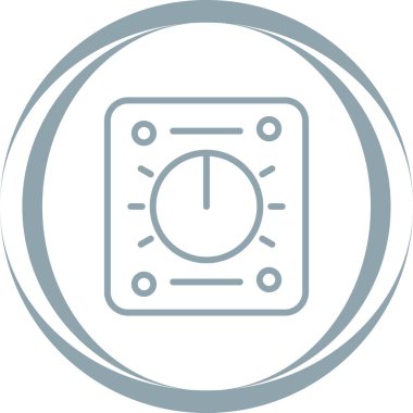 Web ve mobil uygulama tasarımınız için beyaz arkaplanda izole edilmiş loş simge vektörü. Logo logosu konsepti