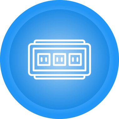 soket simgesi web basit illüstrasyon