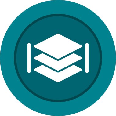 Katman simgesinin web illüstrasyonu