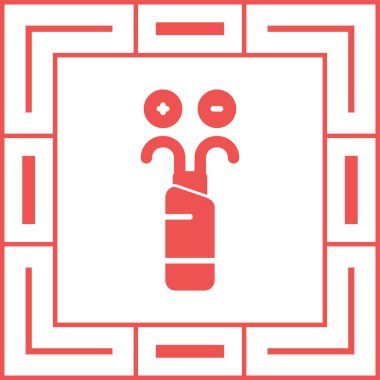 Kablo artı eksi farklı biçim simgesi kümesi