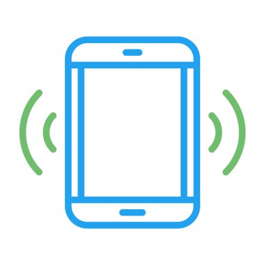 Akıllı telefon. Web simgesi basit illüstrasyon 